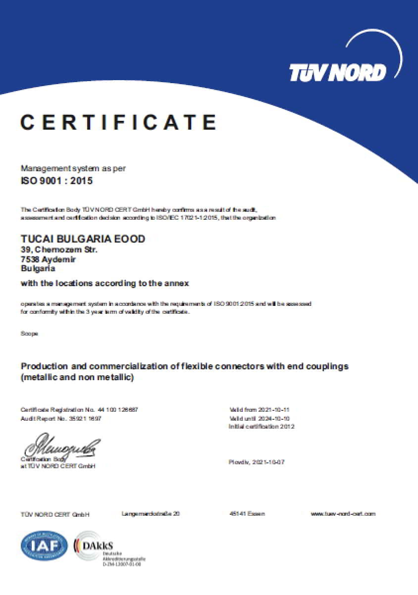 Certificación Tucai